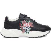 Sneakers Ed Hardy Insert runner-love black/white