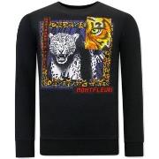 Sweater Tony Backer Print Tiger Poster
