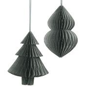 Kerst decoraties Broste Copenhagen DECO 'CHRISTMAS MIX' PAPIER X2