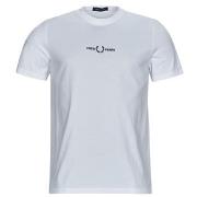 T-shirt Korte Mouw Fred Perry EMBROIDERED T-SHIRT