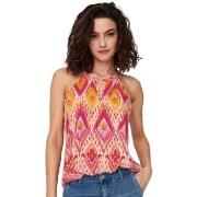 Blouse Only Top Alma Life Poly - Raspberry Rose