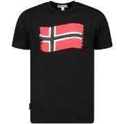 T-shirt Korte Mouw Geographical Norway SX1078HGN-BLACK