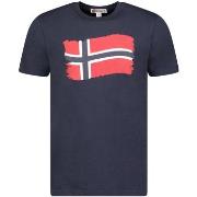 T-shirt Korte Mouw Geographical Norway SX1078HGN-NAVY