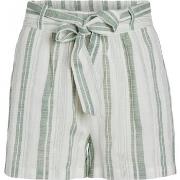 Korte Broek Vila Etni Shorts - Cloud Dancer/Green