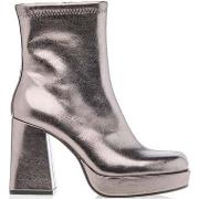 Enkellaarzen Vinyl Shoes Boots / laarzen vrouw grijs