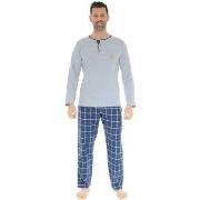 Pyjama's / nachthemden Christian Cane PYJAMA LONG GRIS DORIAN