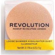Blush &amp; poeder Makeup Revolution Metalen Poederhighlighter - Rose ...