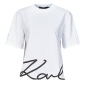 T-shirt Korte Mouw Karl Lagerfeld karl signature hem t-shirt