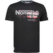 T-shirt Korte Mouw Geographical Norway SY1450HGN-Black