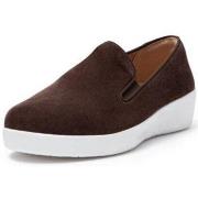 Mocassins FitFlop SUPERSKATE LOAFER CHOCOLATE BROWN