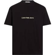 Polo Shirt Lange Mouw Calvin Klein Jeans SQUARE FREQUENCY J30J325492