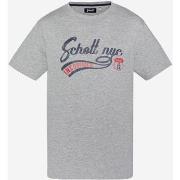 T-shirt Korte Mouw Schott TSTYRON