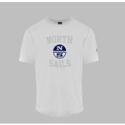 T-shirt Korte Mouw North Sails 9024000101 White