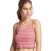 Top Superdry Débardeur court côtelé coton bio femme Vintage