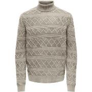 Trui Only &amp; Sons ONSWADE REG 5 STRUC ROLL NECK KNIT 22027158