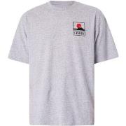 T-shirt Korte Mouw Edwin Zonsondergang Op Mount Fuji T-Shirt