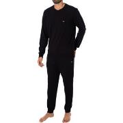 Pyjama's / nachthemden Emporio Armani Gebreide Loungeset Met Lange Mou...