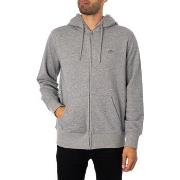 Sweater Gant Normale Shield-hoodie met rits