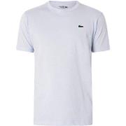 T-shirt Korte Mouw Lacoste T-Shirt Met Geborduurd Sportlogo