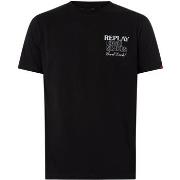 T-shirt Korte Mouw Replay High Stakes Grafisch T-shirt