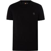 T-shirt Korte Mouw Timberland Slim Fit T-shirt met geborduurd logo