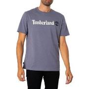 T-shirt Korte Mouw Timberland Lineair logo-T-shirt