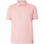 Polo Shirt Korte Mouw Gant Normaal Contrasterend Piqué Rugger-Poloshir...