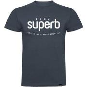 T-shirt Korte Mouw Superb 1982 3000-BLUE