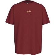 T-shirt Tommy Jeans Gold Signature T-Shirt Regatta Red