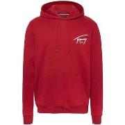 Sweater Tommy Jeans Signature Logo Graphic Hoodie Regatta Red