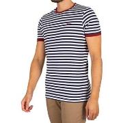 T-shirt Korte Mouw Barbour Quay Gestreept T-Shirt