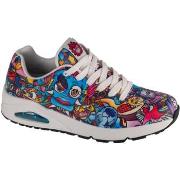 Lage Sneakers Skechers Uno - Color Doodle