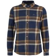 Overhemd Lange Mouw Barbour Shirt Folley Tailored - Navy