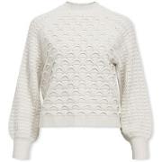 Trui Object Sida Knit - White Sand