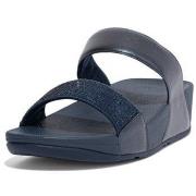 Slippers FitFlop LULU CRYSTAL EMBELLISHED SLIDES MIDNIGHT NAVY