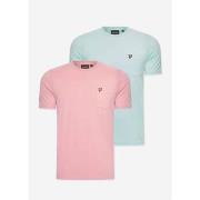 T-shirt Lyle &amp; Scott Pocket 2 pack t-shirt