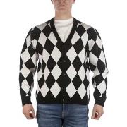 Sweater Guess Cardigan Go Avery Diamond Bianco Nero