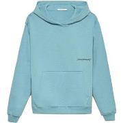 Fleece Jack Hinnominate Felpa Cappuccio Con Marsupio E Stampa Sul Dava...