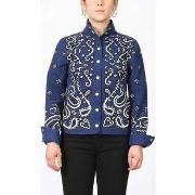 Blazer Scotch &amp; Soda Allover Printed Bandana Workwear Jacket