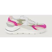 Sneakers Date FUGA COLORED WHITE-FUXIA W401-FG-CO-WF