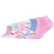 Sportsokken Skechers 6PPK Girls Casual Fancy Sneaker Socks