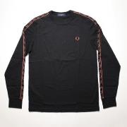 T-shirt Fred Perry TAPED LONG SLEEVE TEE