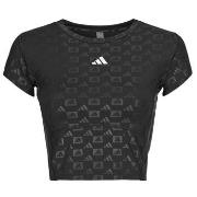 T-shirt Korte Mouw adidas Hyperglam Training Emboss T-Shirt