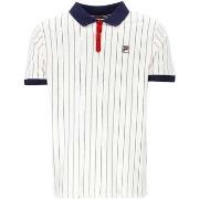 T-shirt Fila BB1 Classic Striped Polo Shirt White/ Navy/ Red