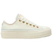 Sneakers Converse Compensées Ctas Lift Ox Egrettrue Sky