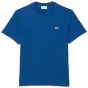 T-shirt Lacoste Classic Fit Cotton T-Shirt Globe Blue