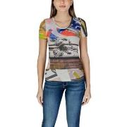 T-shirt Korte Mouw Desigual TS_COLLAGE 25SWTK14