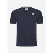 T-shirt Aquascutum Active club check patch t-shirt