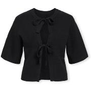 Mantel Object Noos Julla Parvi 2/4 Cardigan - Black