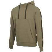 Sweater Emporio Armani Lounge Woven Tape Hooded Sweatshirt Khaki Green